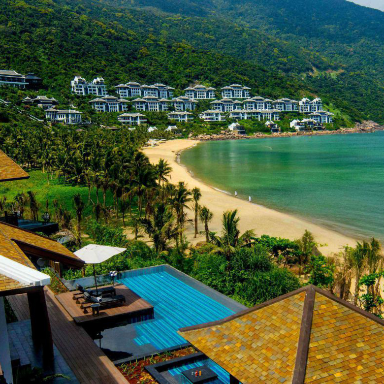 pool villas at the intercontinental danang peninsula